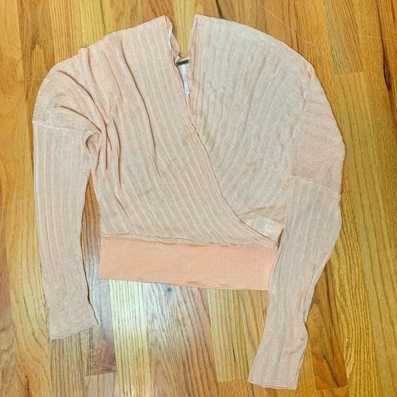 Free People Womens Pluto Wrap Sweater Size Small - Picture 2 of 3